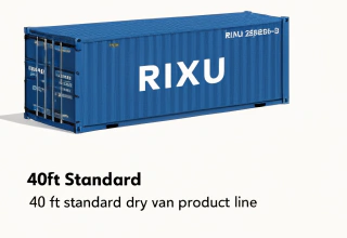 RIXU 40ft Cargo Worthy Shipping Container for Sale Europe