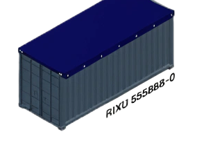 RIXU 20ft Open Top Special Container for Project Cargo